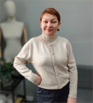 Кардиган светло-бежевый 10058